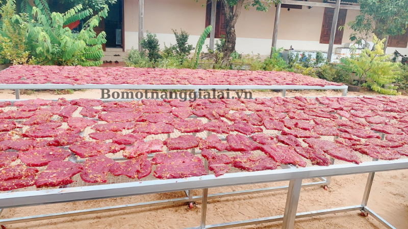 cơ sở sản xuất bò một nắng uy tín chất lượng nhất tại Krong Pa - Gia Lai 