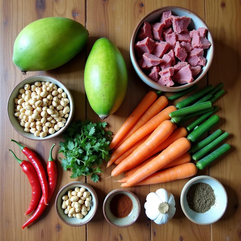 Gỏi bò một nắng Krông Pa nguyên liệu tươi ngon hấp dẫn