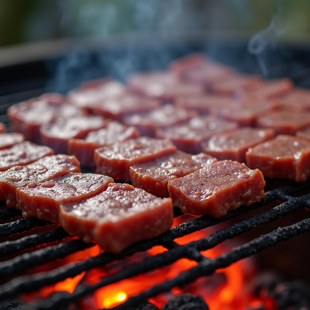 Nướng bò một nắng than hoa chuẩn vị, thơm ngon, hấp dẫn